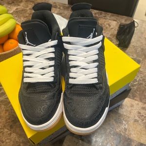 Jordan retro 4 ( black laser)